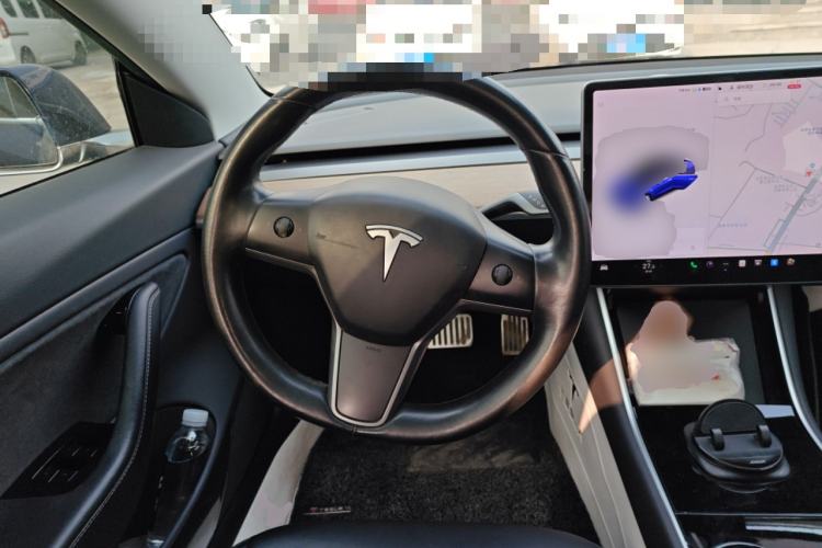 Used Tesla Model 3 2019 Long-Range Rear-Wheel-Drive Version Steering Wheel