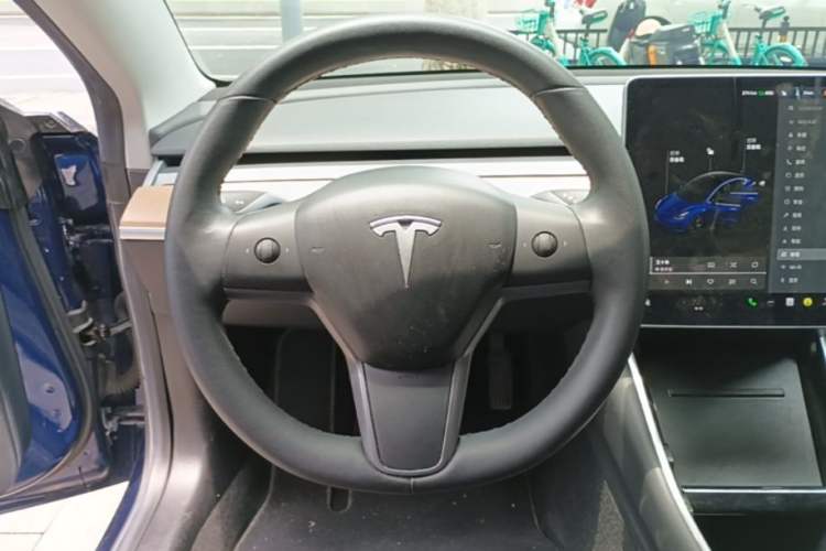 Used Tesla Model 3 2019 Standard Range Rear-Wheel Drive Upgraded Version (60 kWh) Steering Wheel