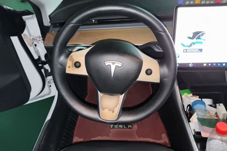 Used Tesla Model 3 2019 Long-Range Rear-Wheel-Drive Version Steering Wheel