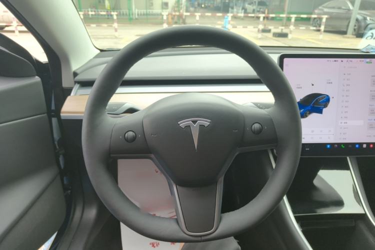 Used Tesla Model 3 2019 Long-Range All-Wheel-Drive Version Steering Wheel