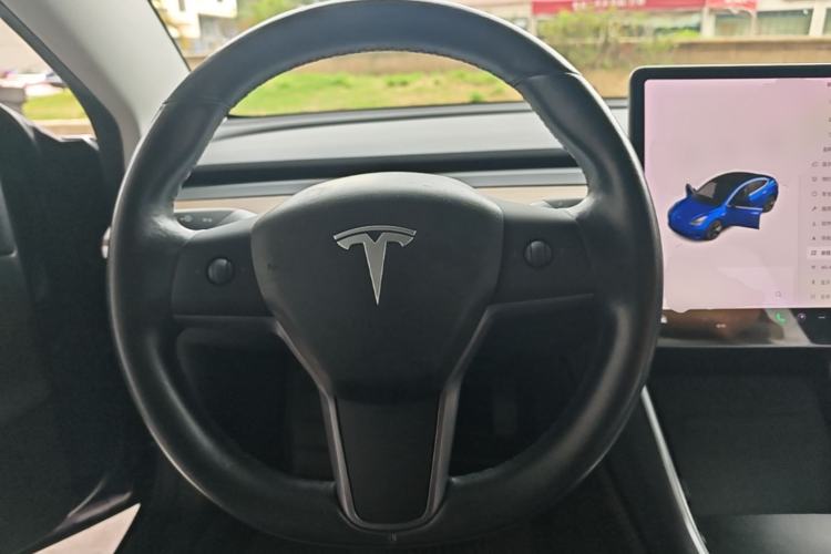 Used Tesla Model 3 2019 Long-Range All-Wheel-Drive Version Steering Wheel
