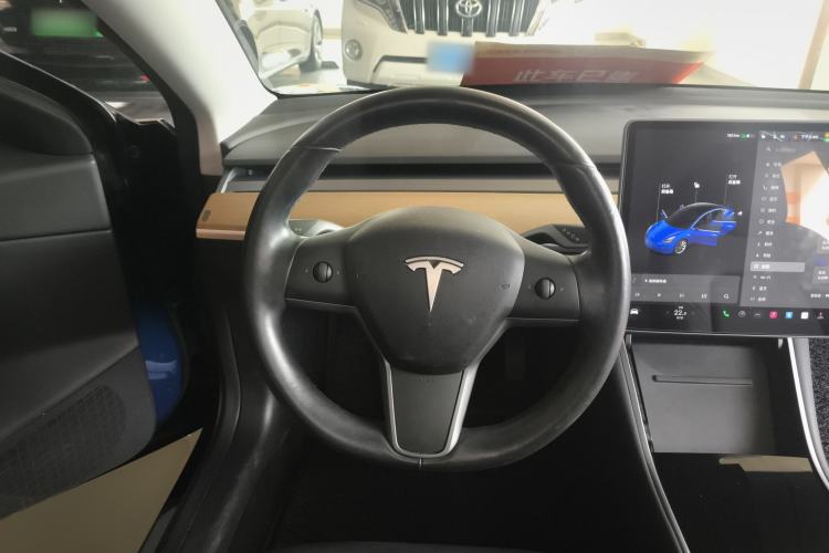 Used Tesla Model 3 2019 Long-Range Rear-Wheel-Drive Version Steering Wheel