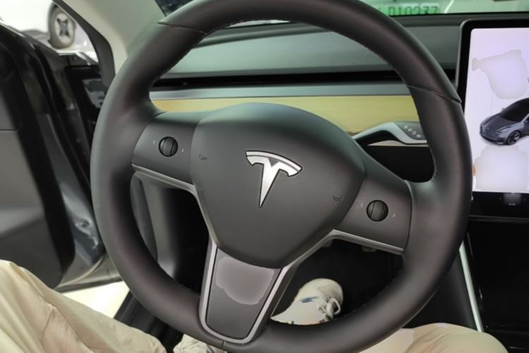 Used Tesla Model 3 2019 Long-Range Rear-Wheel-Drive Version Steering Wheel