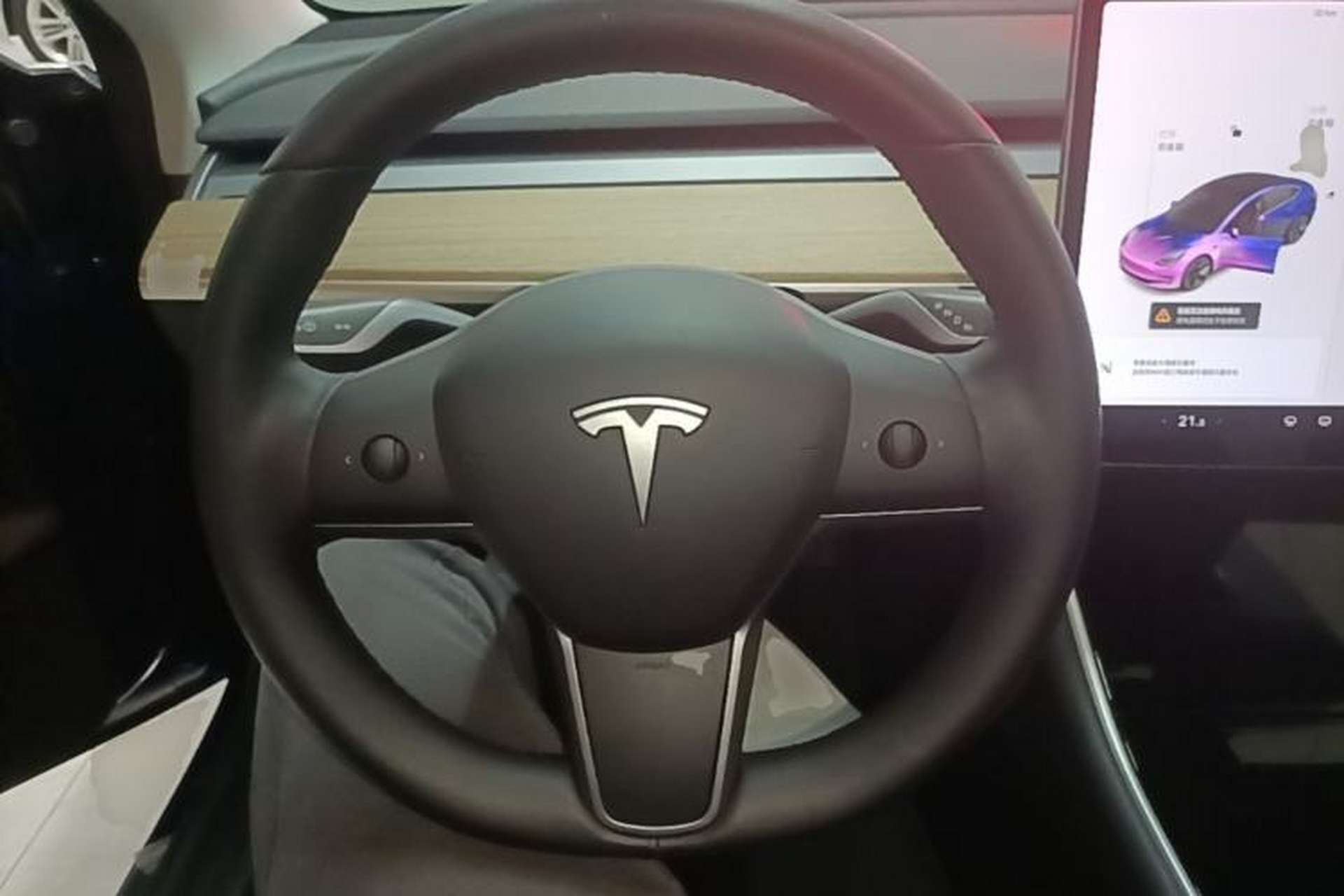 Used Tesla Model 3 2019 Standard Range Rear-Drive Upgraded Version Steering Wheel