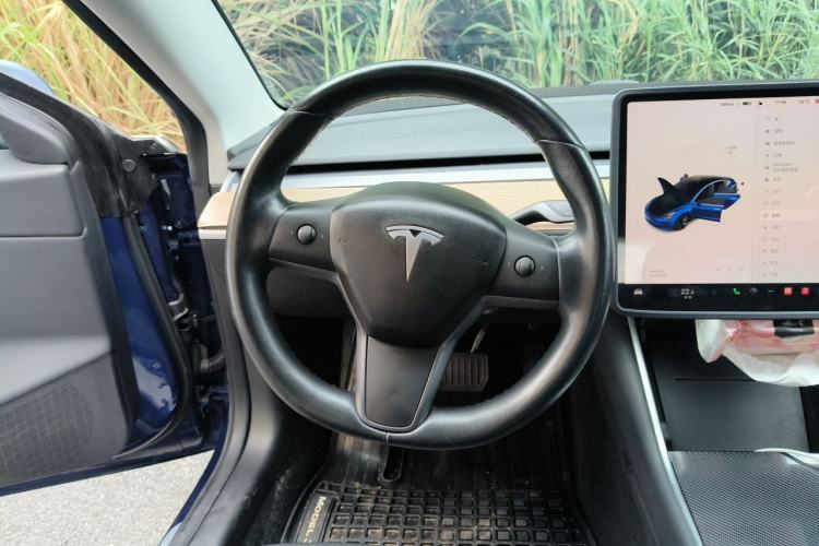 Used Tesla Model 3 2019 Long-Range Rear-Wheel-Drive Version Steering Wheel