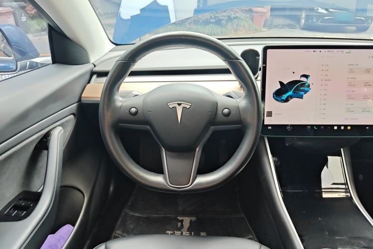 Used Tesla Model 3 2019 Long-Range Rear-Wheel-Drive Version Steering Wheel