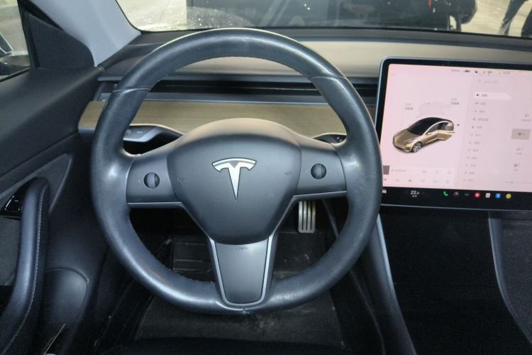 Used Tesla Model 3 2019 Performance High-Performance All-Wheel-Drive Version Steering Wheel