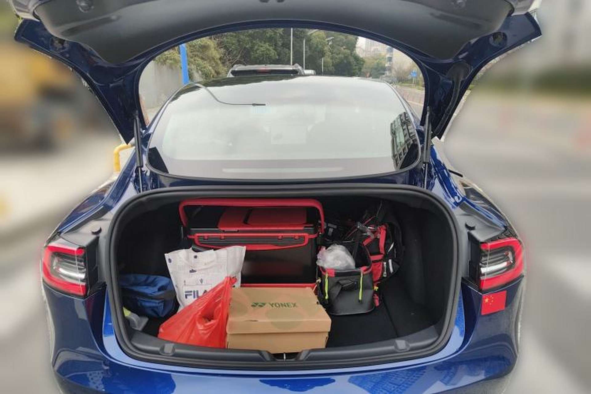 Used Tesla Model 3 2019 Long-Range Rear-Wheel-Drive Version Trunk