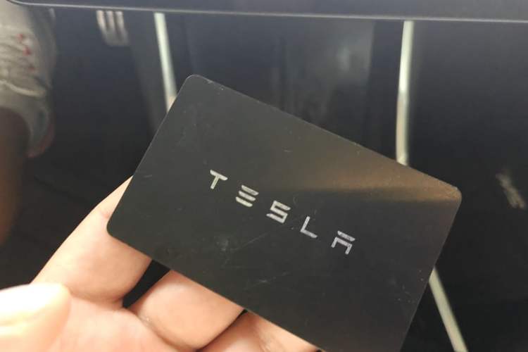 Used Tesla Model 3 2019 Long-Range Rear-Wheel-Drive Version Vehicle Key