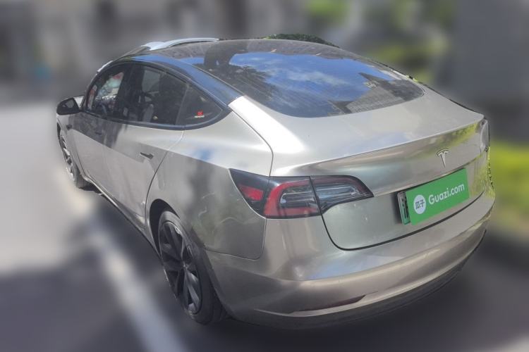 Used Tesla Model 3 2019 Standard Range Rear-Wheel Drive Upgraded Version (60 kWh) Rear Left 45 Deg