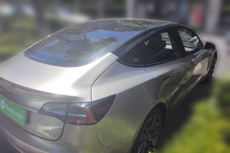 Used Tesla Model 3 2019 Standard Range Rear-Wheel Drive Upgraded Version (60 kWh) Rear Right 45 Deg