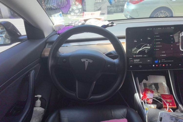 Used Tesla Model 3 2019 Standard Range Rear-Wheel Drive Upgraded Version (60 kWh) Steering Wheel