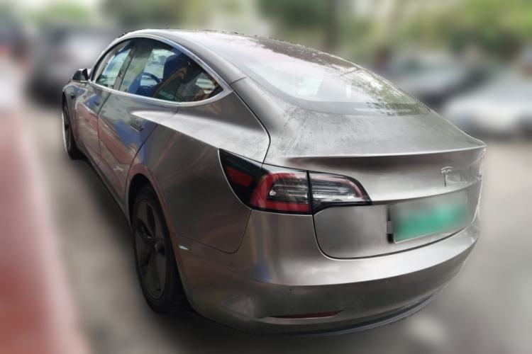 Used Tesla Model 3 2019 Long-Range Rear-Wheel-Drive Version Rear Left 45 Deg