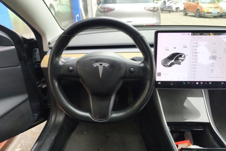 Used Tesla Model 3 2019 Long-Range Rear-Wheel-Drive Version Steering Wheel