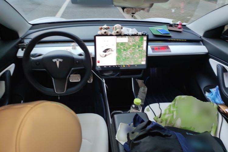 Used Tesla Model 3 2019 Long-Range All-Wheel-Drive Version Center Console