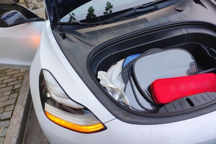 Used Tesla Model 3 2019 Long-Range All-Wheel-Drive Version Engine Bay Right