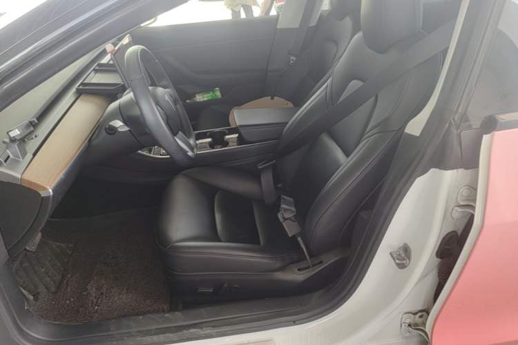 Used Tesla Model 3 2019 Long-Range All-Wheel-Drive Version Left Front Seat