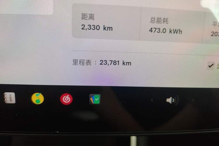 Used Tesla Model 3 2019 Long-Range All-Wheel-Drive Version Odometer Close Up