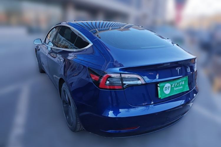 Used Tesla Model 3 2019 Standard Range Rear-Wheel Drive Upgraded Version (52 kWh) Rear Left 45 Deg