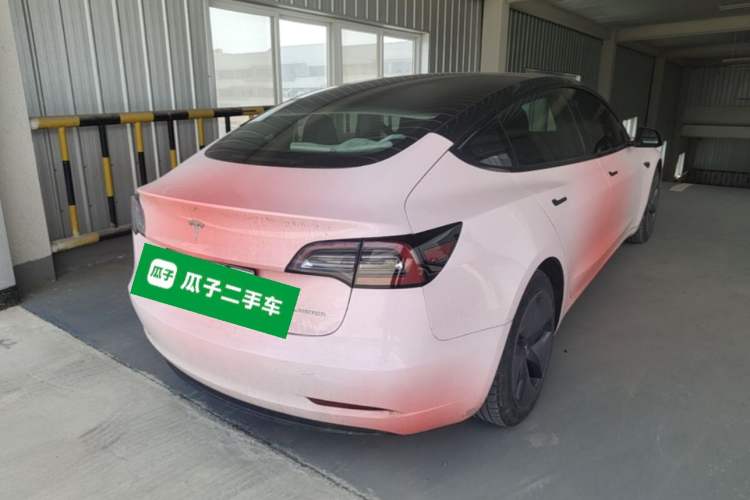 Used Tesla Model 3 2019 Long-Range All-Wheel-Drive Version Rear Right 45 Deg