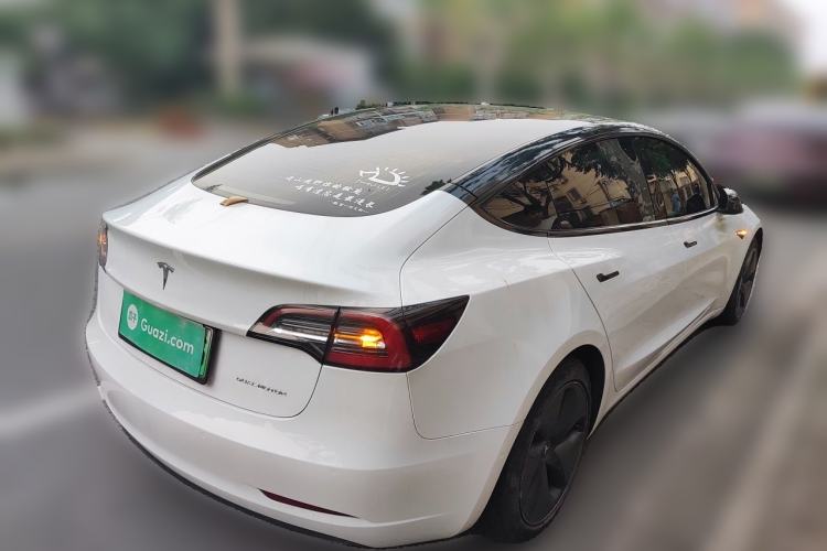 Used Tesla Model 3 2019 Long-Range All-Wheel-Drive Version Rear Right 45 Deg