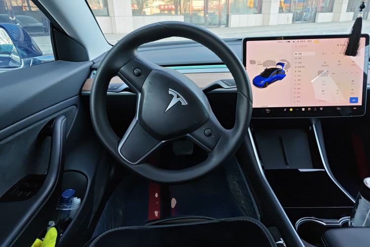 Used Tesla Model 3 2019 Standard Range Rear-Wheel Drive Upgraded Version (52 kWh) Steering Wheel