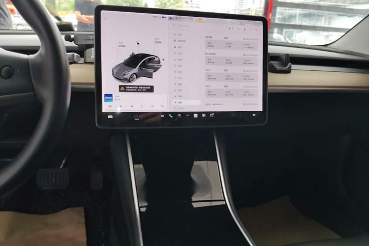 Used Tesla Model 3 2019 Standard Range Rear-Drive Upgraded Version Audio And AC Panel