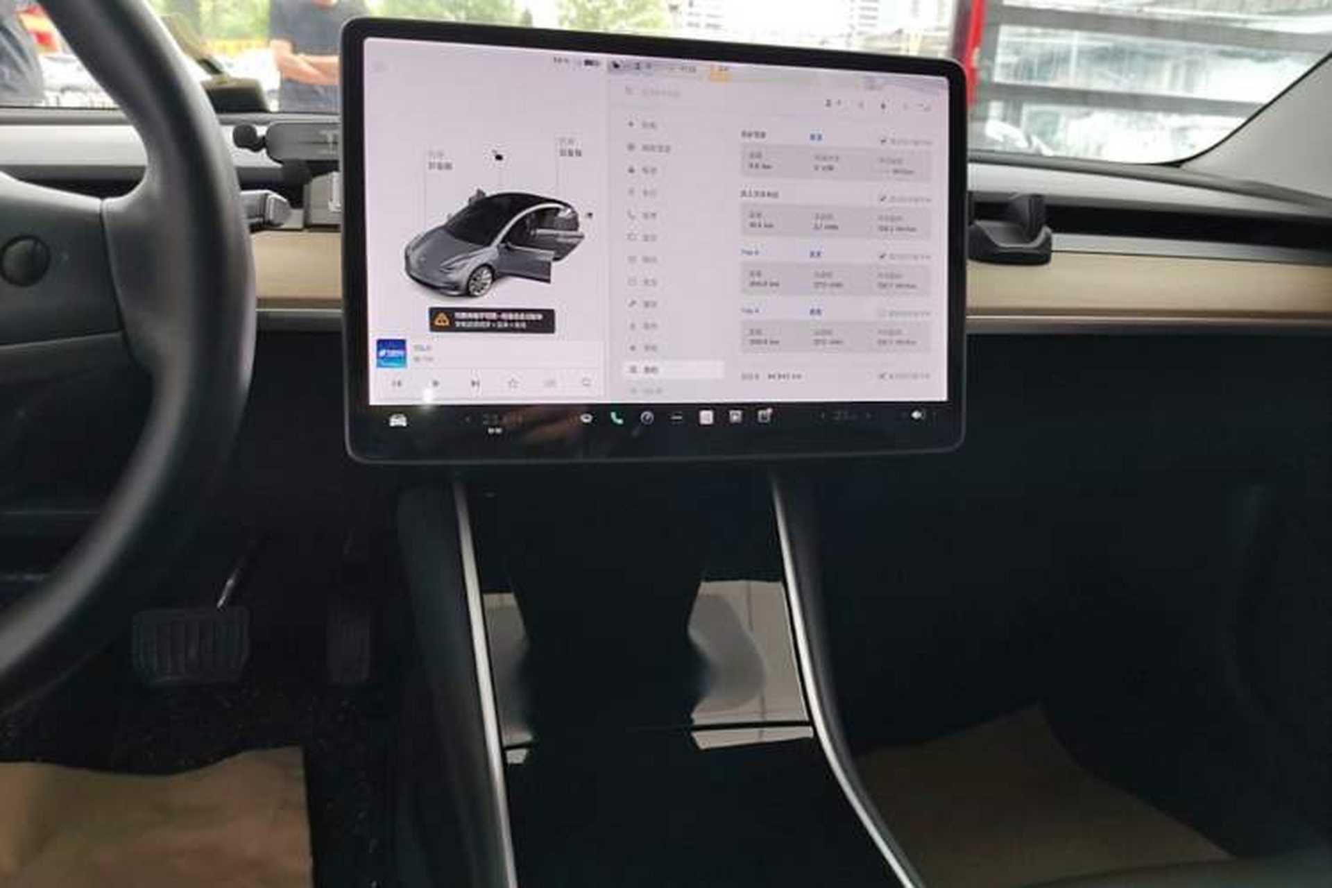 Used Tesla Model 3 2019 Standard Range Rear-Drive Upgraded Version Audio And AC Panel
