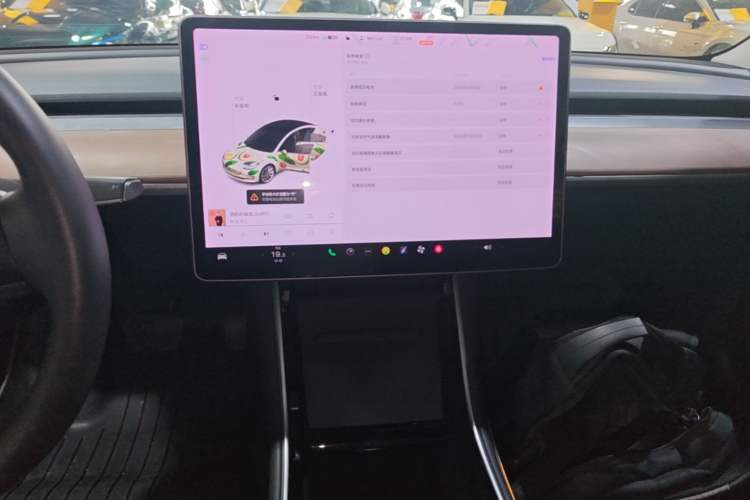 Used Tesla Model 3 2019 Standard Range Rear-Drive Upgraded Version Audio And AC Panel
