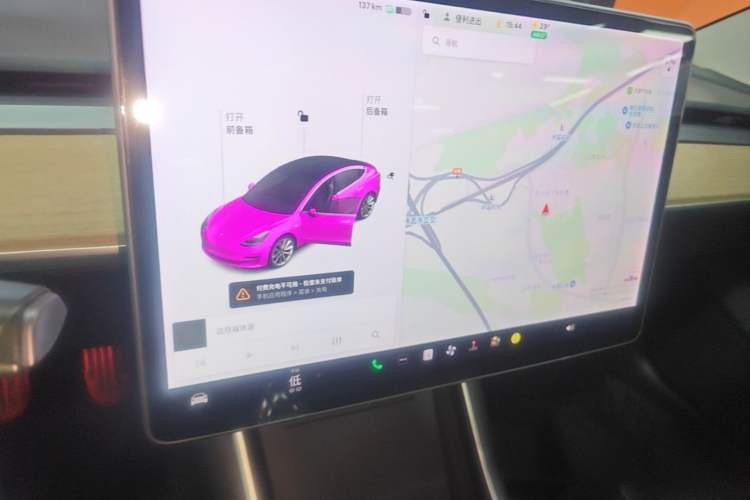 Used Tesla Model 3 2019 Standard Range Rear-Drive Upgraded Version Audio And AC Panel
