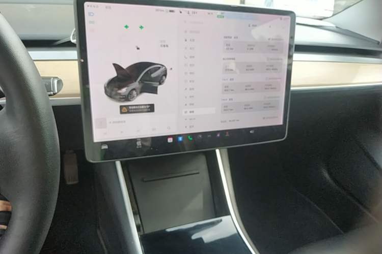 Used Tesla Model 3 2019 Standard Range Rear-Drive Upgraded Version Audio And AC Panel