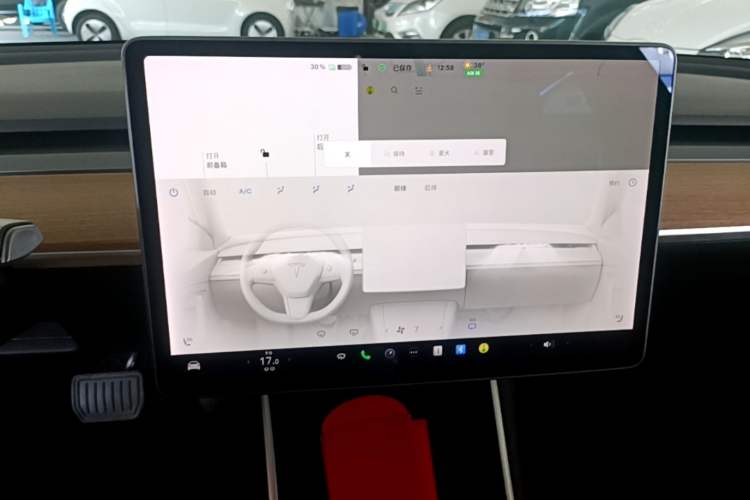 Used Tesla Model 3 2019 Standard Range Rear-Drive Upgraded Version Audio And AC Panel