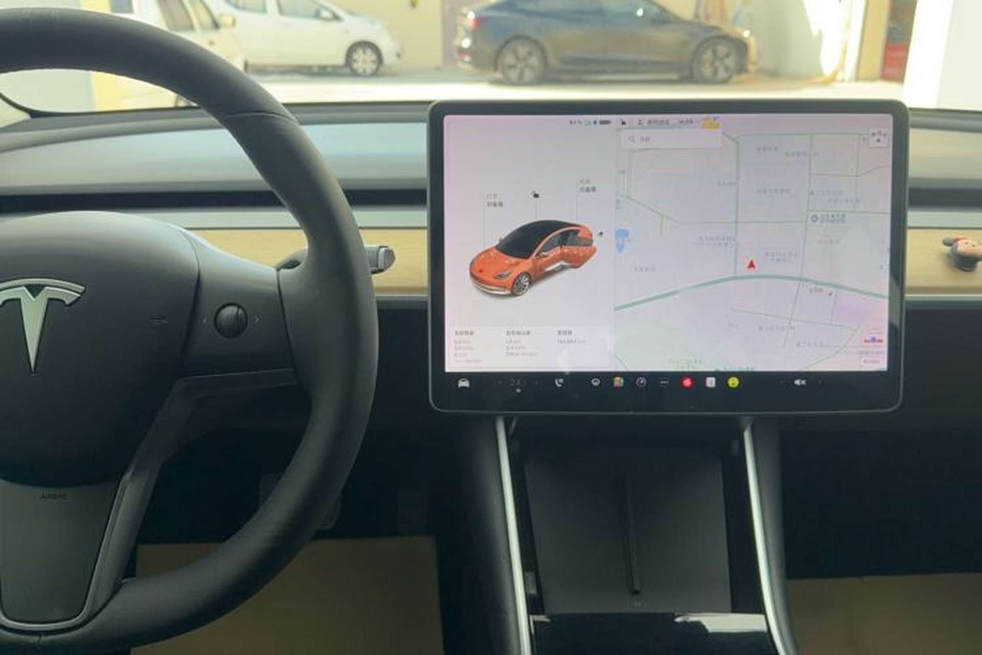 Used Tesla Model 3 2019 Standard Range Rear-Drive Upgraded Version Audio And AC Panel
