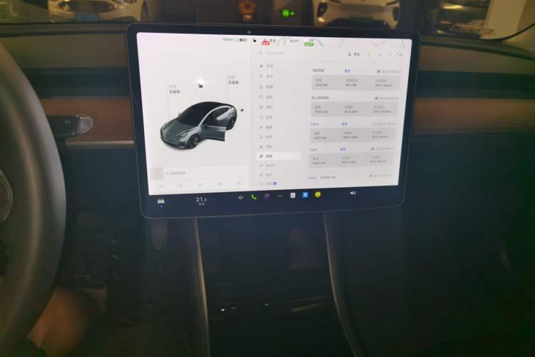 Used Tesla Model 3 2019 Standard Range Rear-Drive Upgraded Version Audio And AC Panel