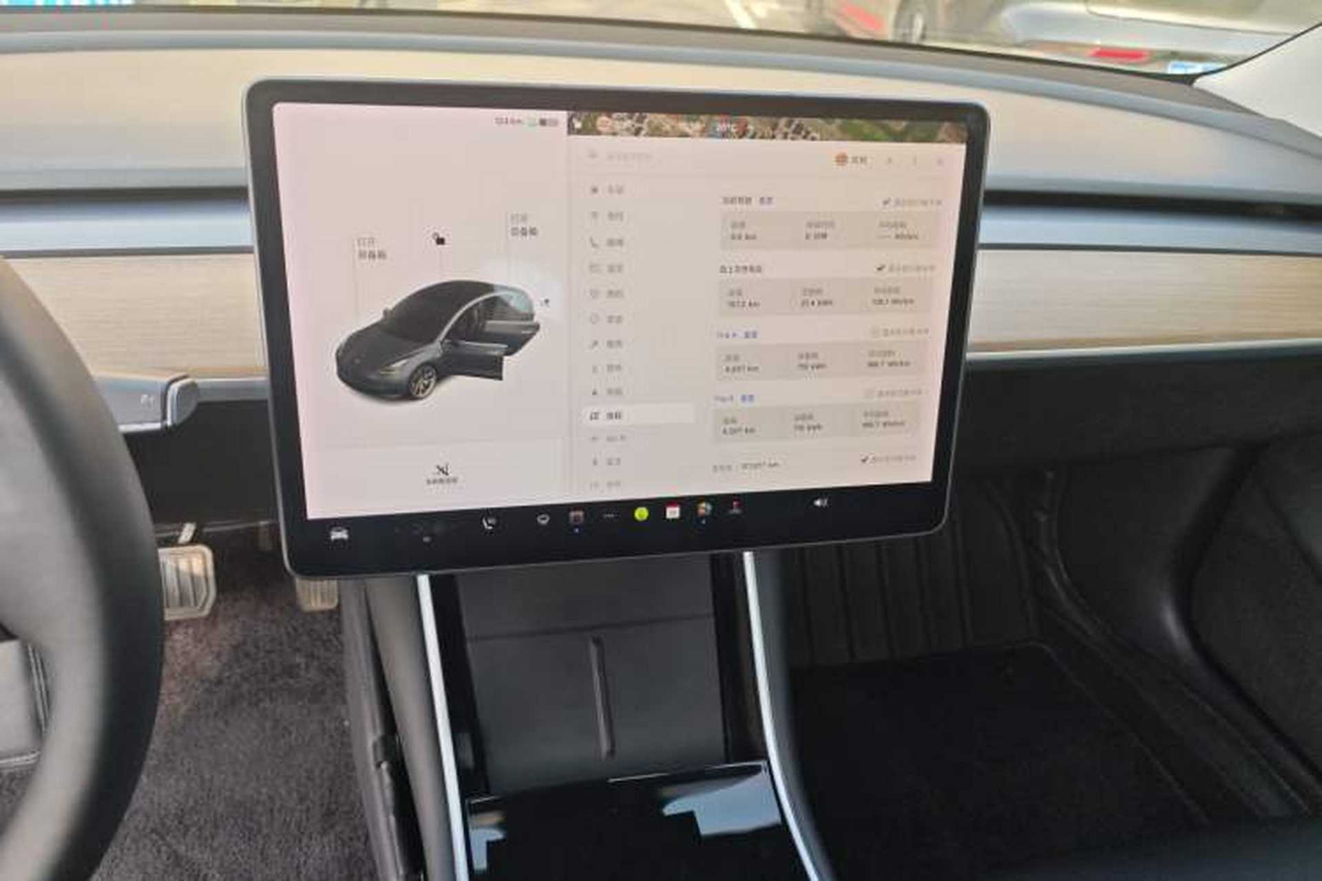Used Tesla Model 3 2019 Standard Range Rear-Drive Upgraded Version Audio And AC Panel