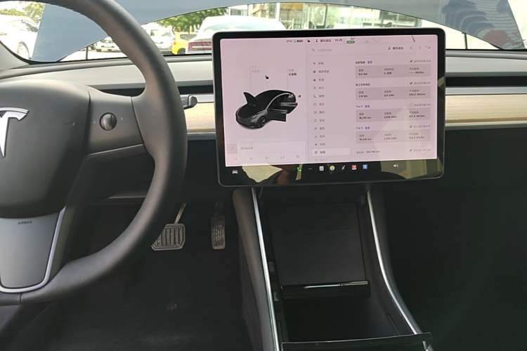 Used Tesla Model 3 2019 Standard Range Rear-Drive Upgraded Version Audio And AC Panel