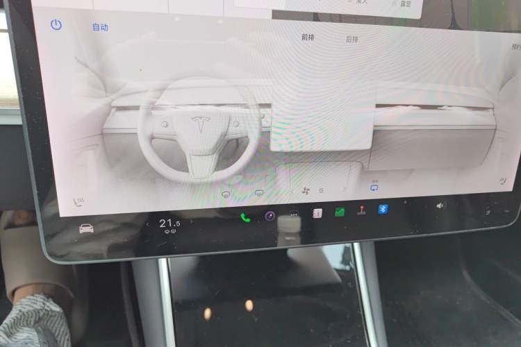 Used Tesla Model 3 2019 Standard Range Rear-Drive Upgraded Version Audio And AC Panel