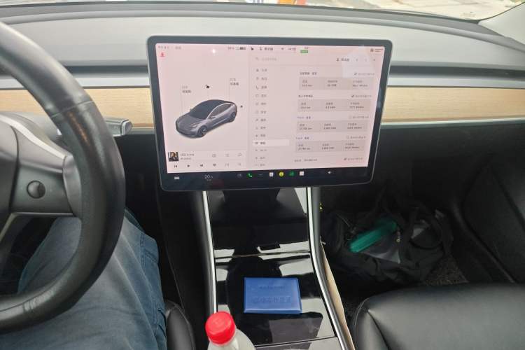 Used Tesla Model 3 2019 Standard Range Rear-Drive Upgraded Version Audio And AC Panel