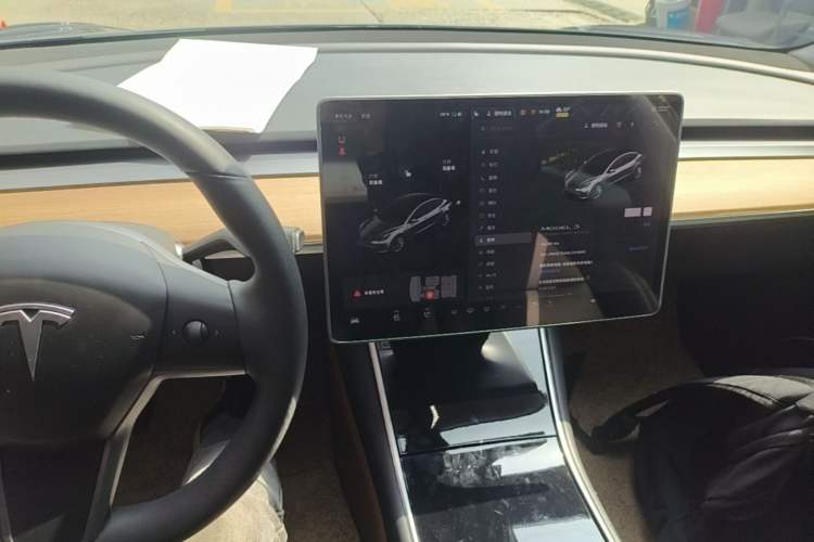 Used Tesla Model 3 2019 Standard Range Rear-Drive Upgraded Version Audio And AC Panel