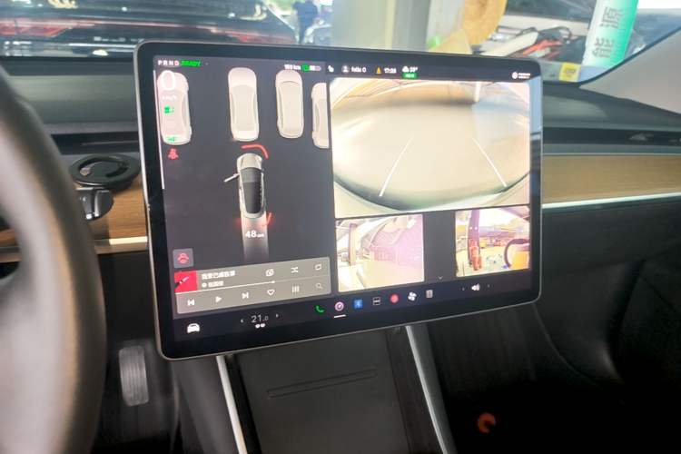Used Tesla Model 3 2019 Standard Range Rear-Drive Upgraded Version Audio And AC Panel
