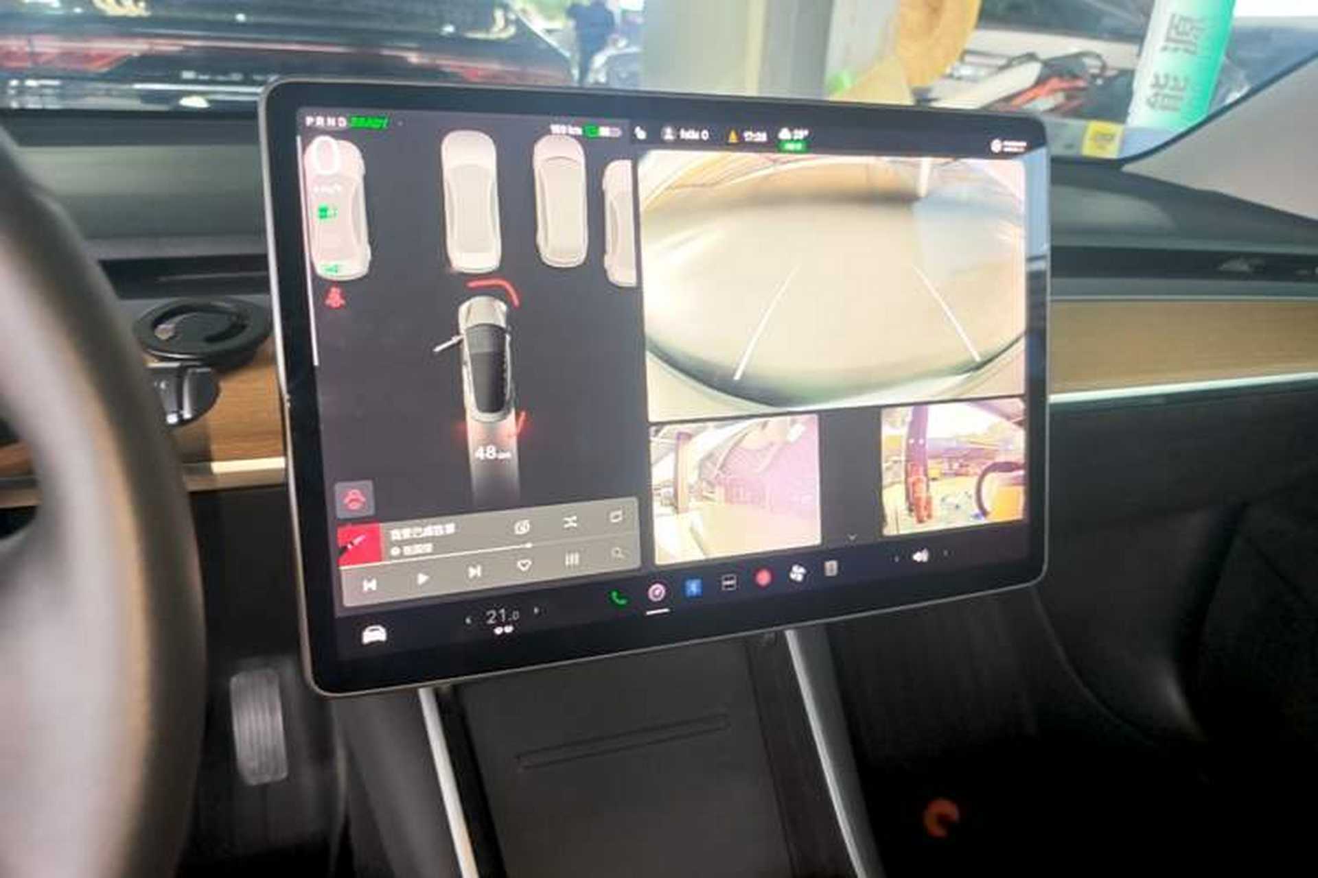Used Tesla Model 3 2019 Standard Range Rear-Drive Upgraded Version Audio And AC Panel
