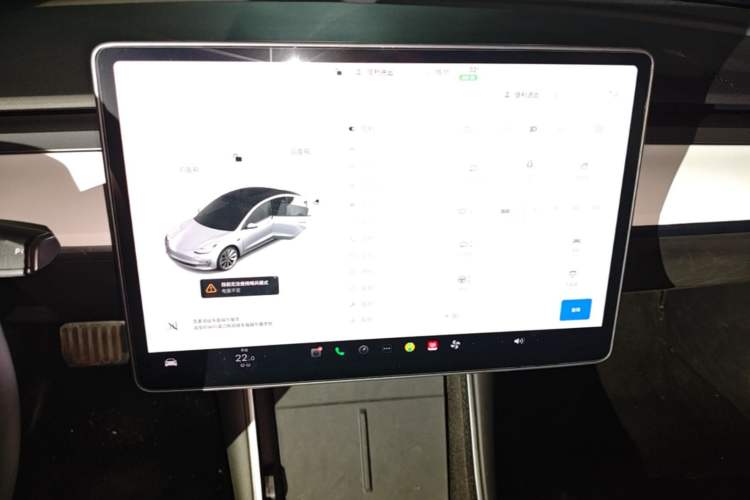 Used Tesla Model 3 2019 Standard Range Rear-Drive Upgraded Version Audio And AC Panel