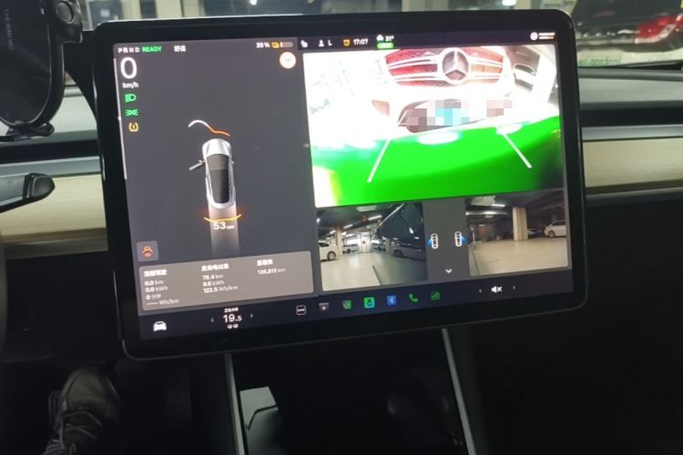 Used Tesla Model 3 2019 Standard Range Rear-Wheel Drive Upgraded Version (52 kWh) Audio And AC Panel