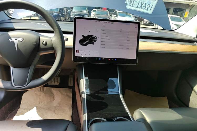 Used Tesla Model 3 2019 Standard Range Rear-Drive Upgraded Version Audio And AC Panel