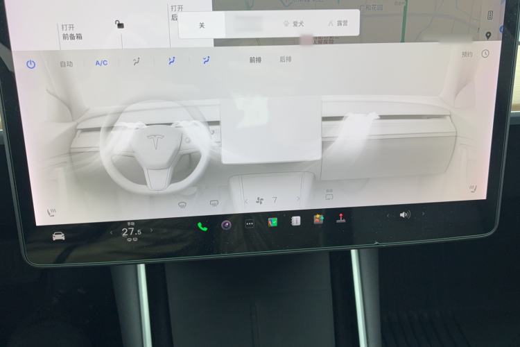 Used Tesla Model 3 2019 Standard Range Rear-Drive Upgraded Version Audio And AC Panel