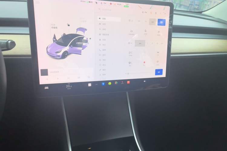 Used Tesla Model 3 2019 Standard Range Rear-Drive Upgraded Version Audio And AC Panel