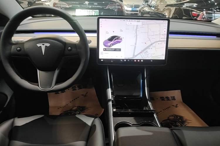 Used Tesla Model 3 2019 Standard Range Rear-Drive Upgraded Version Audio And AC Panel