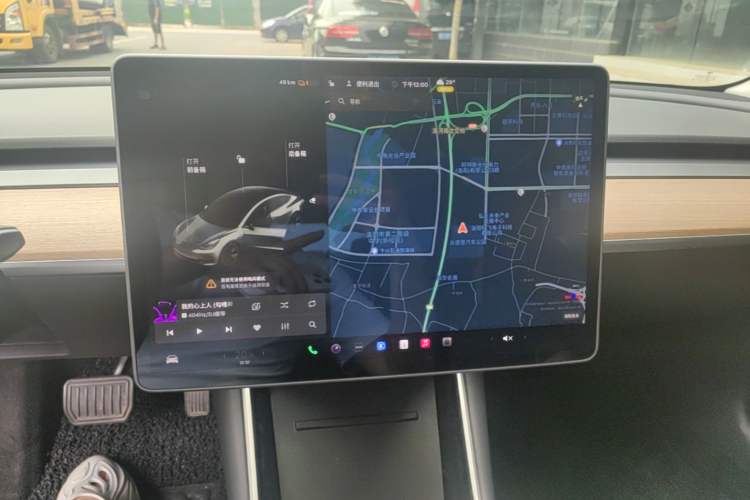Used Tesla Model 3 2019 Standard Range Rear-Drive Upgraded Version Audio And AC Panel