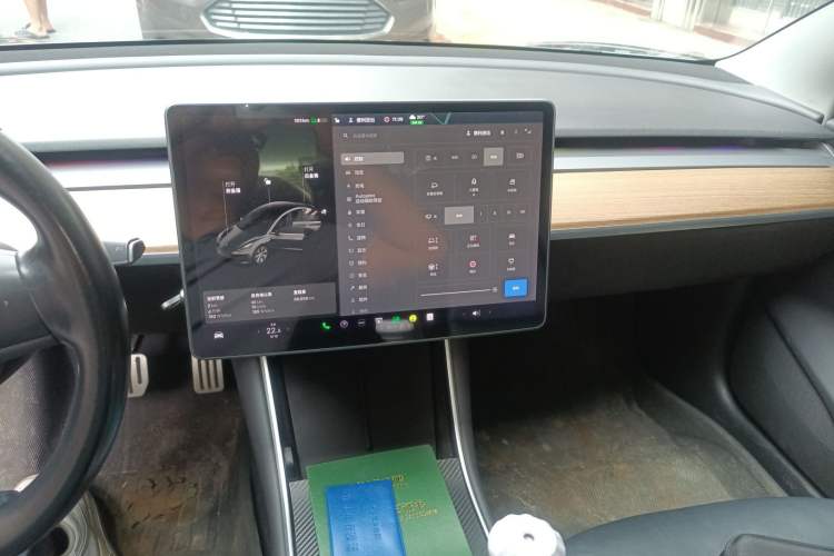 Used Tesla Model 3 2019 Performance High-Performance All-Wheel-Drive Version Audio And AC Panel