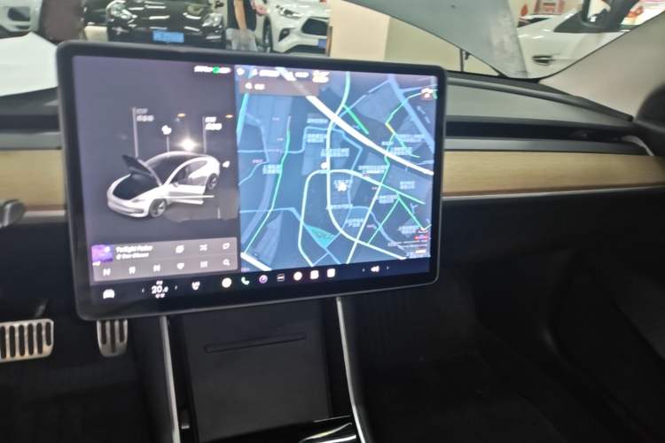 Used Tesla Model 3 2019 Standard Range Rear-Drive Upgraded Version Audio And AC Panel